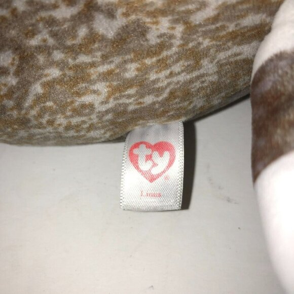 Ty Squish a Boo Linus Lemur Stuffed Toy White Brown Soft Plush Animal 8" - Picture 5 of 7